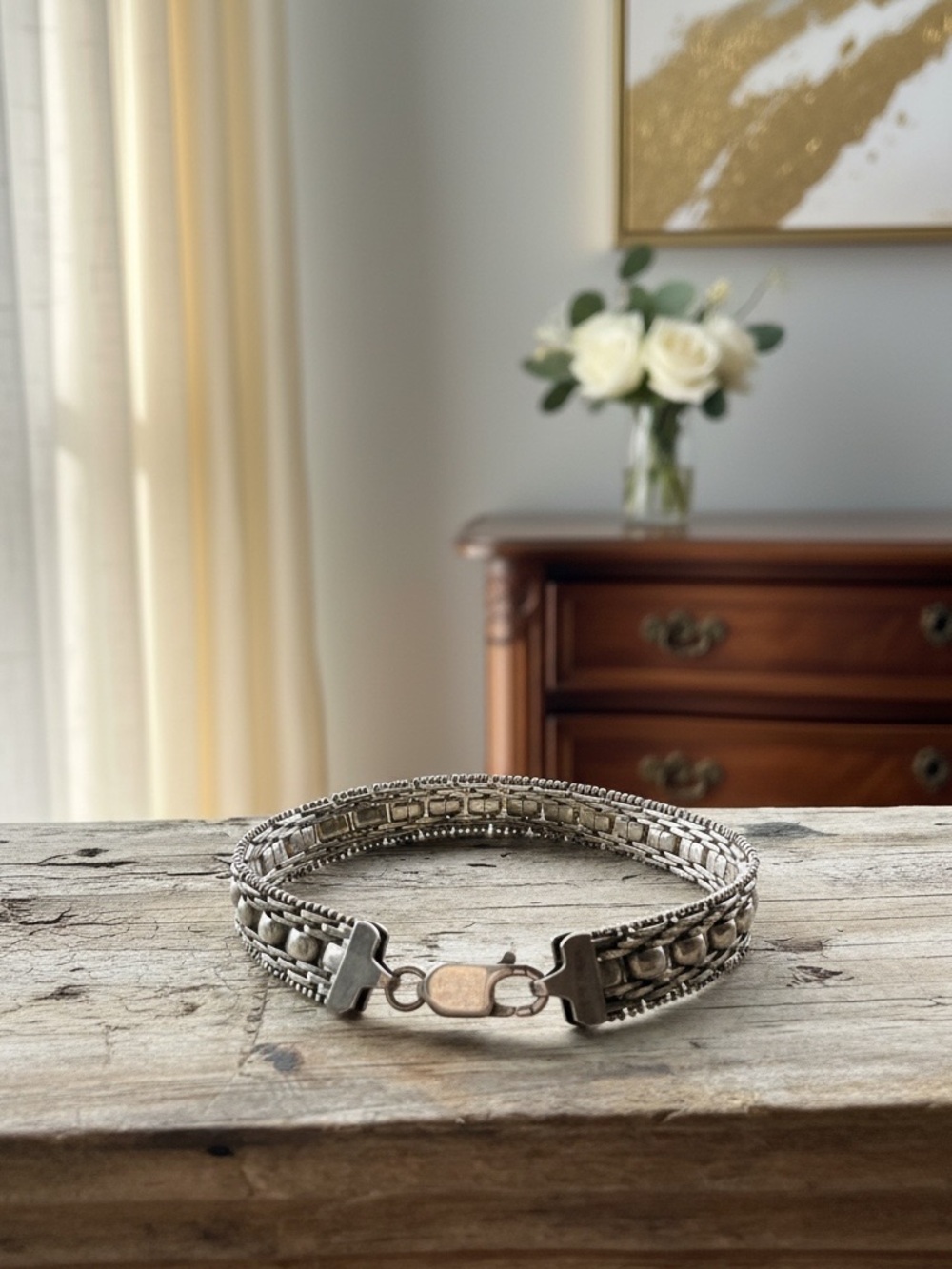 Classic Silver Link Chain Bracelet for Women - Picture 7 of 10
